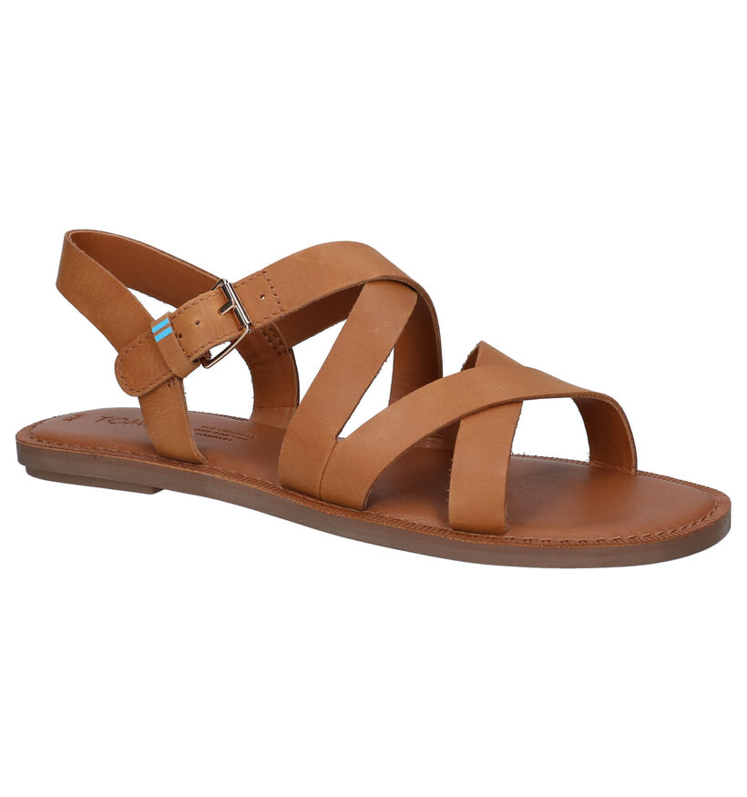 Toms Sicily Cognac Sandalen in leer (288341)