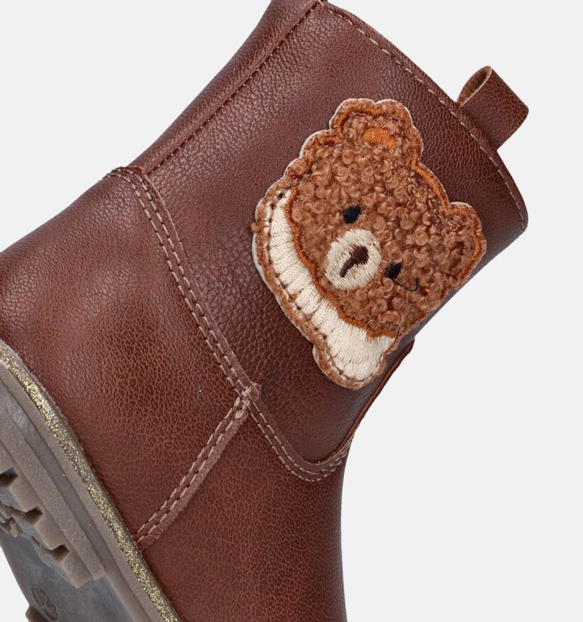 Milo & Mila Cognac Laarzen voor meisjes (346910)