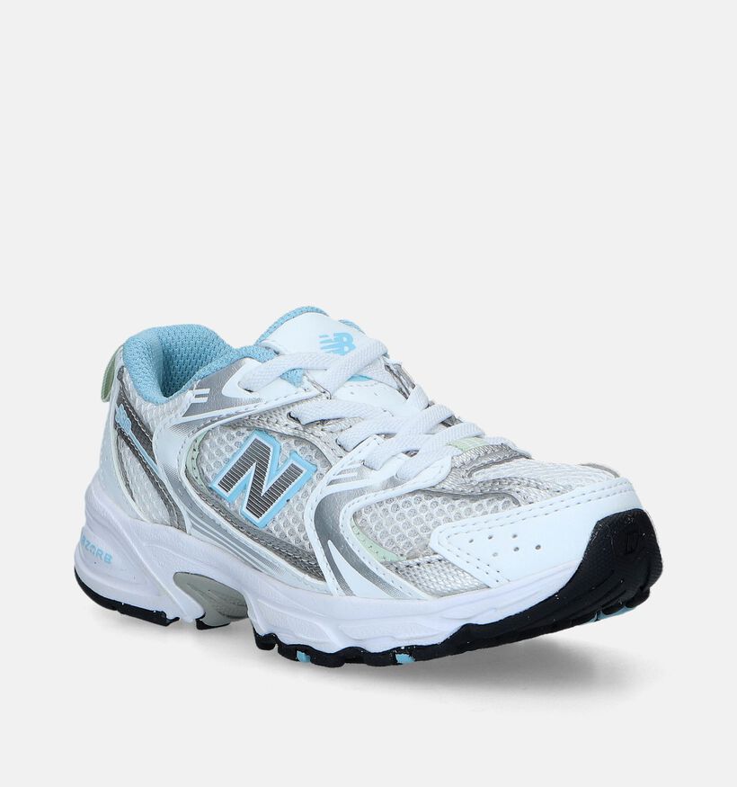 New Balance 530 Baskets basses en Blanc pour garçons, filles (353445) - pour semelles orthopédiques