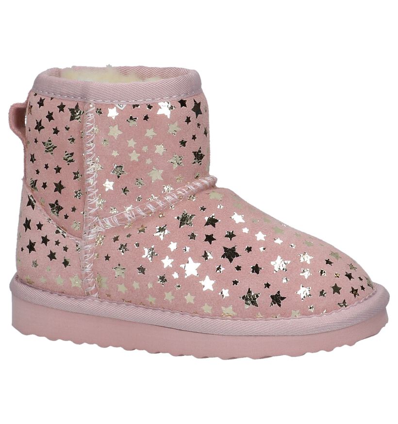 K3 Bottes basses en Rose clair en nubuck (225824)