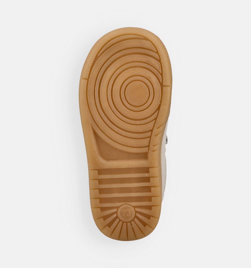 Milo & Mila Baskets en Gris pour filles, gar&ccedil;ons (371196) - pour semelles orthop&eacute;diques