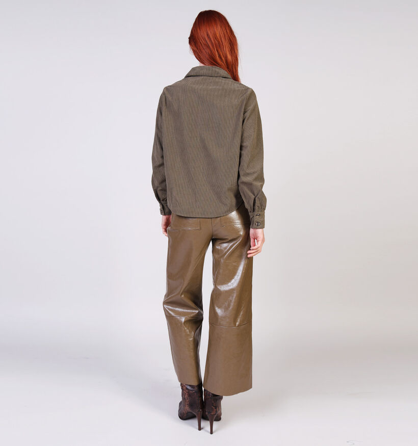 Vero Moda Melly Chemise en Vert pour femmes (364545)