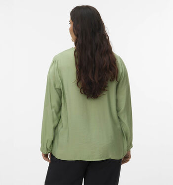 Vero Moda Curve Blouses Wit/Groen