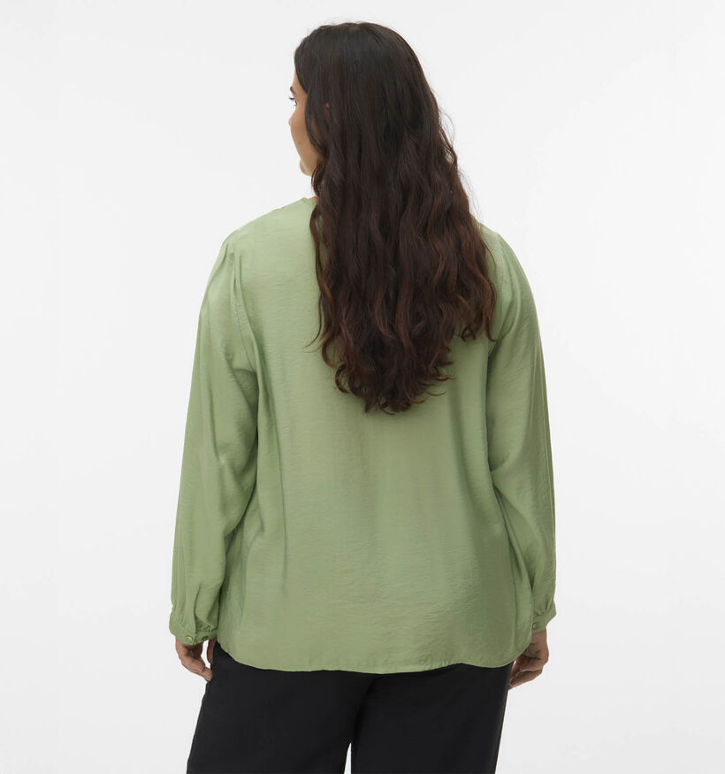 Vero Moda Curve Curli Groene Blouse voor dames (367784)