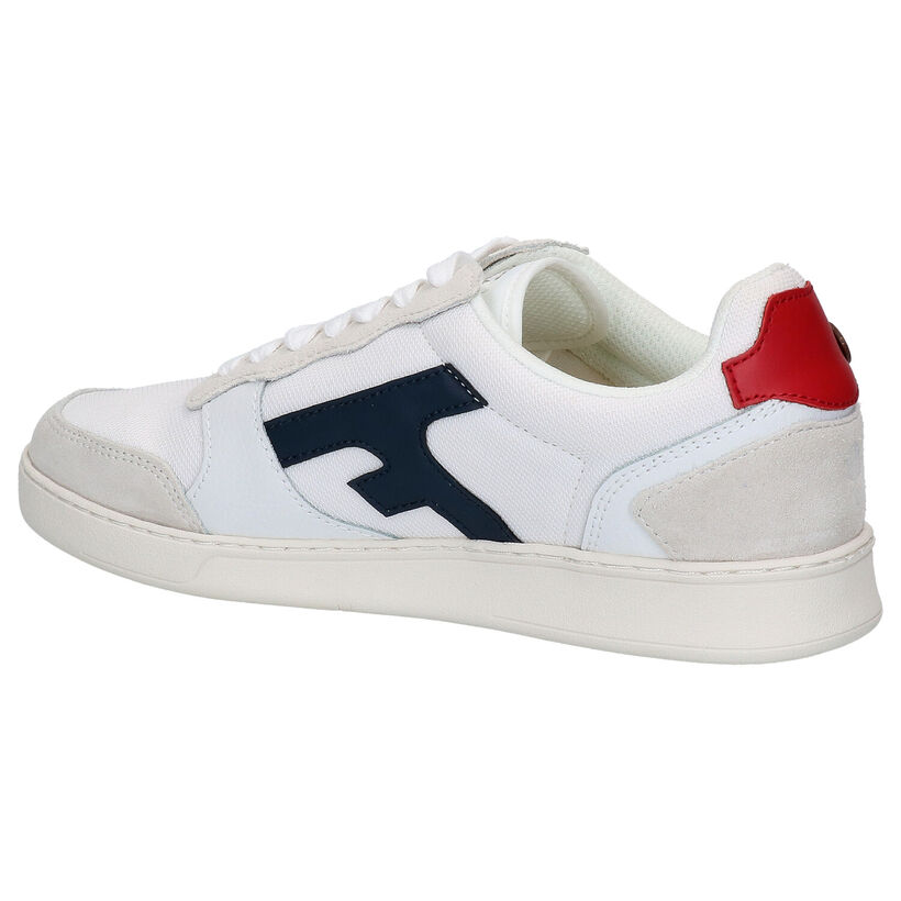 Faguo Hazel Witte Sneakers in kunstleer (288224)