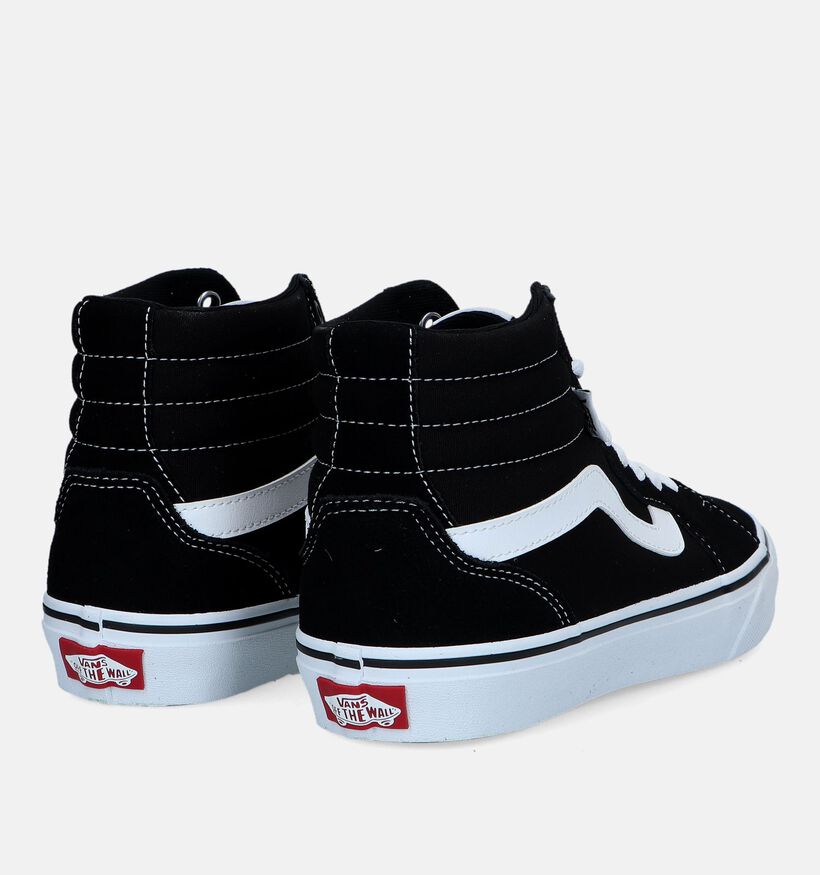 Vans Filmore Hi Baskets de skate en Noir pour femmes (328039)