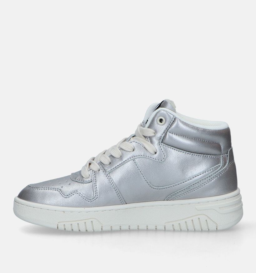 SJ Baskets montantes en Argent pour filles (343651) - pour semelles orthopédiques
