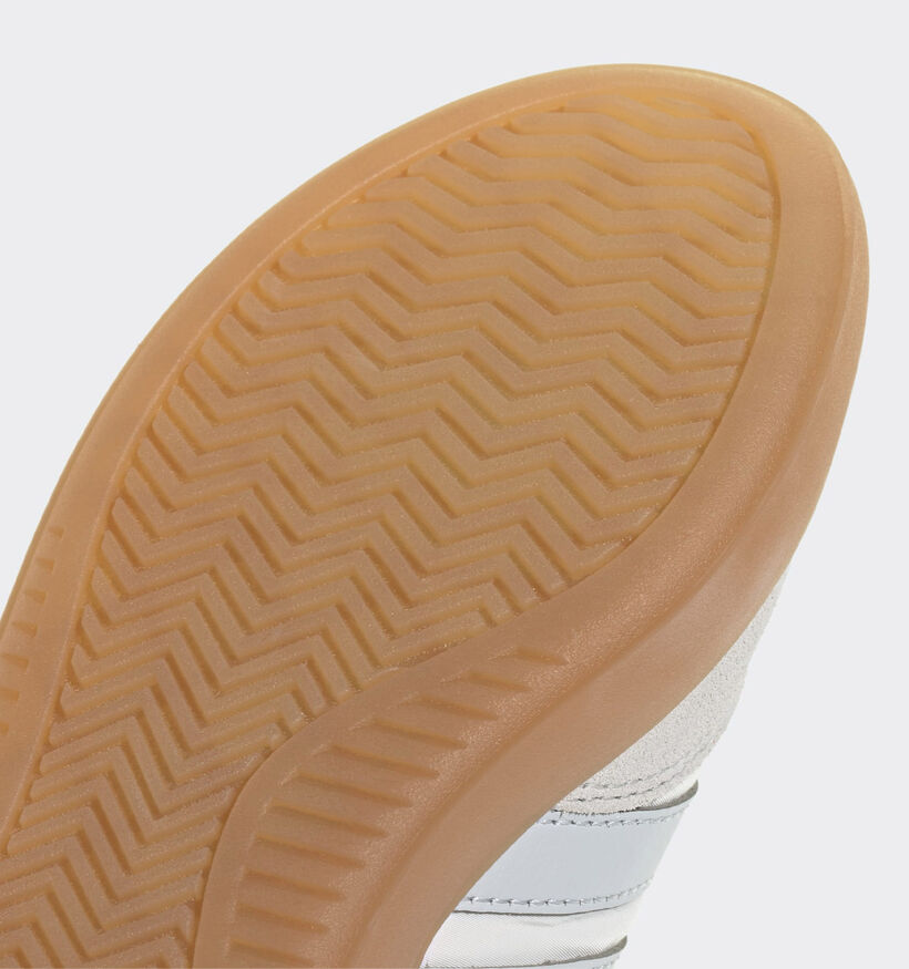 adidas Barreda Baskets basses en Blanc pour garçons, filles (359612) - pour semelles orthopédiques