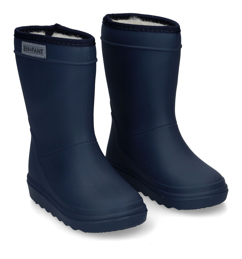 Enfant Bottes de pluie en Bleu foncé pour garçons (312734)