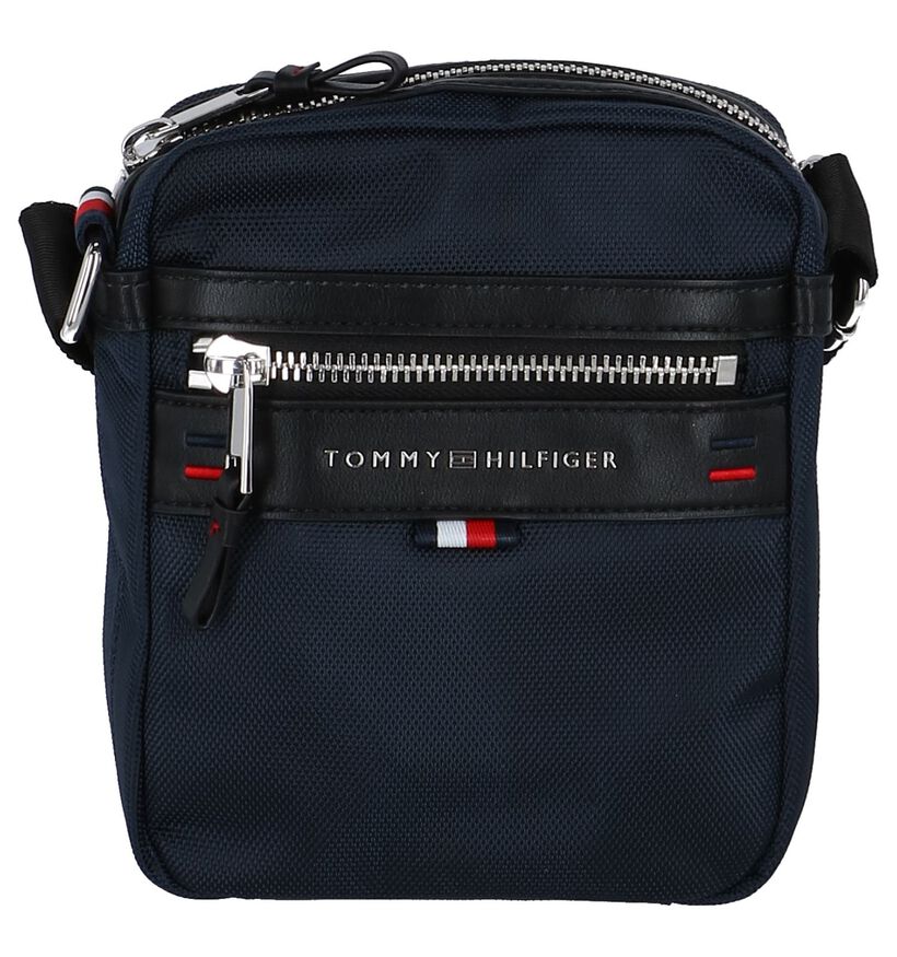 Donkerblauwe Crossbody Tas Tommy Hilfiger in stof (241886)