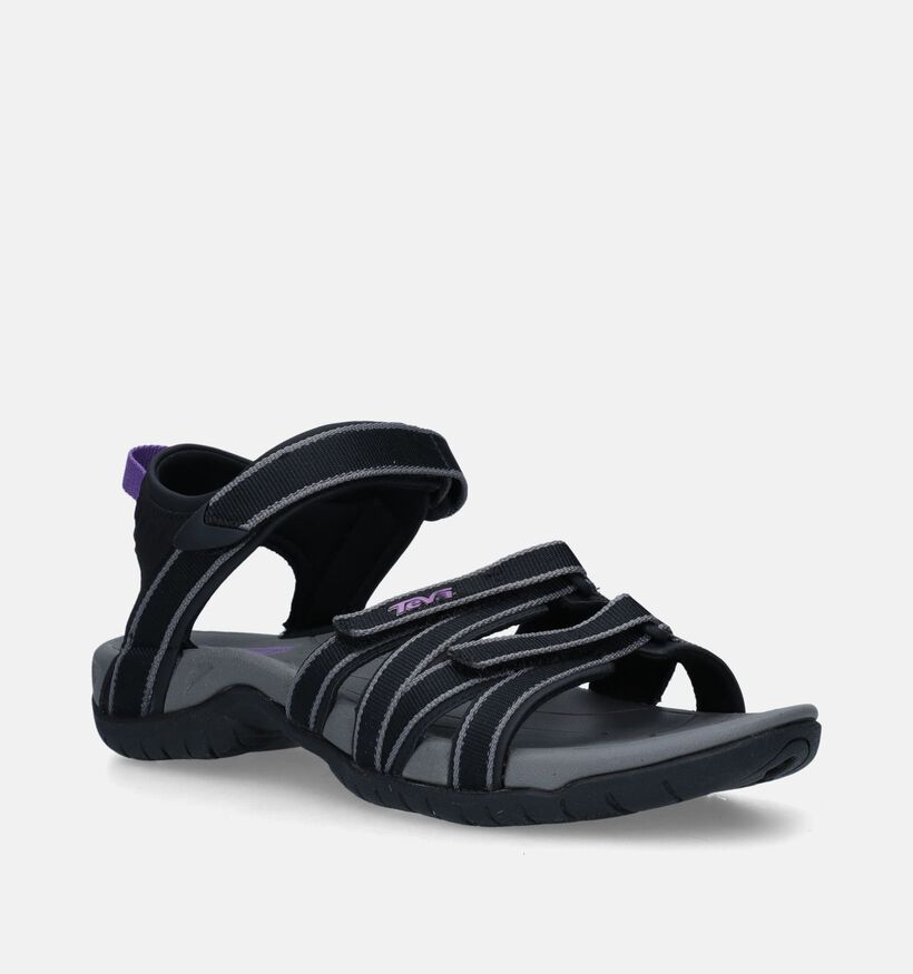 Teva Tirra Zwarte Trekkingsandalen voor dames (354718)