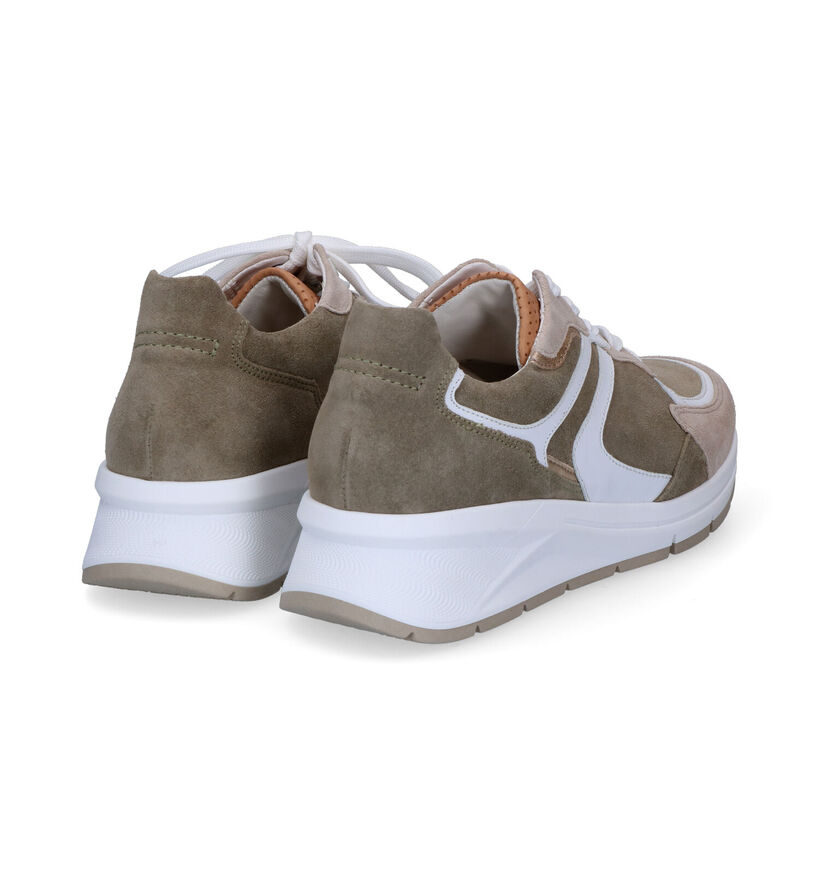 Gabor OptiFit Beige Sneakers in daim (306634)