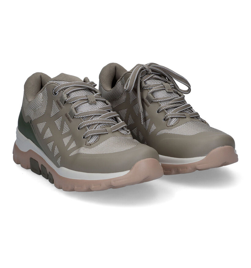 Gabor Rollingsoft Chaussures de randonnée en Khaki en textile (306759)
