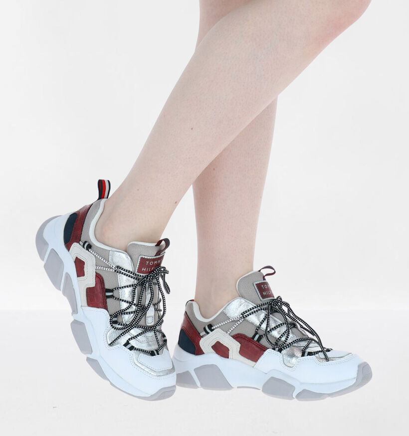 Tommy Hilfiger Chunky Baskets en Argent en cuir (279978)
