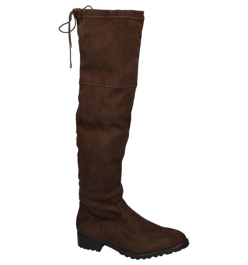 Dazzle Cuissardes en Brun foncé en textile (203247)