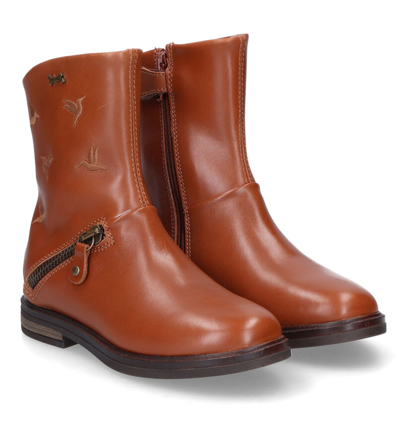 STONES and BONES Scina Bottes en Cognac pour filles (313918) - pour semelles orthopédiques