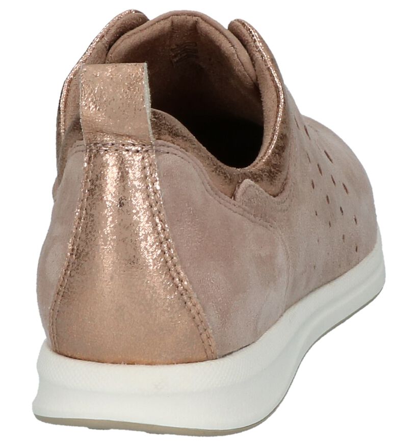 Donker Roze Slip-on Sneakers Tamaris in daim (214173)