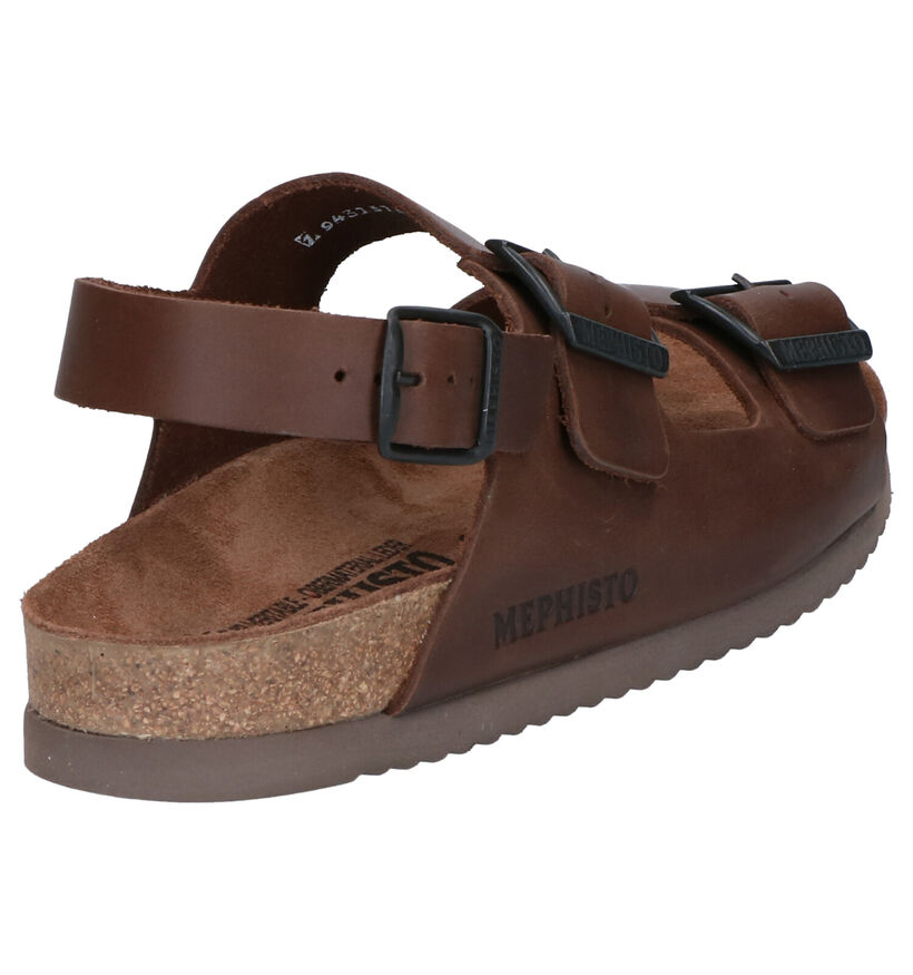 Mephisto Nardo Scratch Bruine Sandalen in leer (287408)