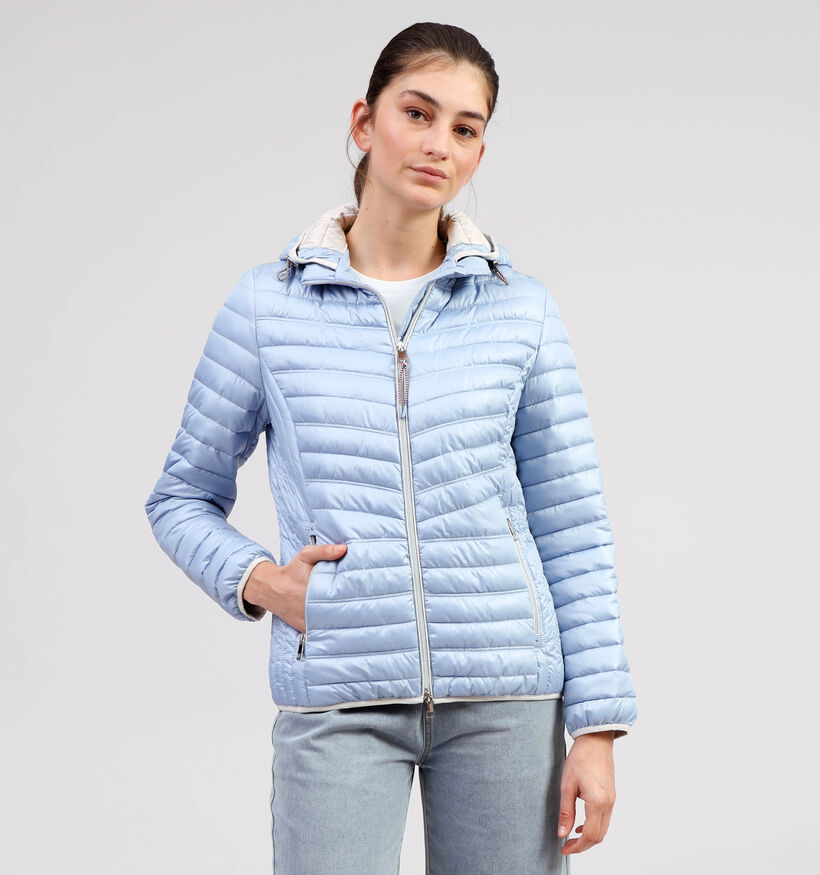 Barbara Lebek Blauwe Korte Regenjas voor dames (355420)
