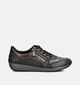 Rieker Chaussures à lacets en Noir pour femmes (360476) - pour semelles orthopédiques