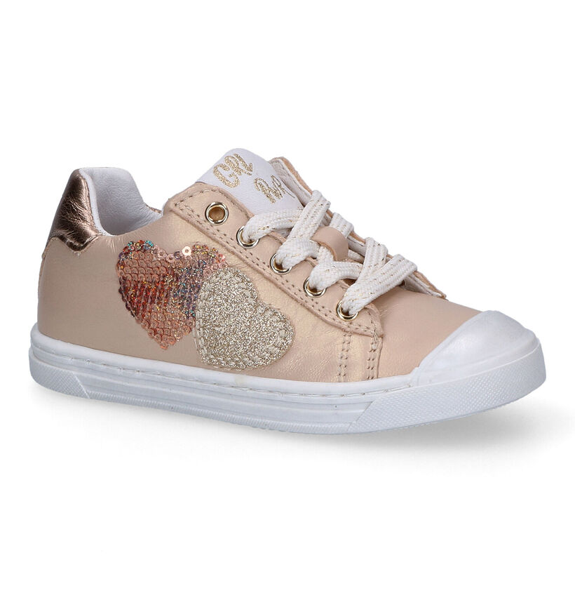 Little David Naomi Chaussures à lacets en Or pour filles (308147) - pour semelles orthopédiques