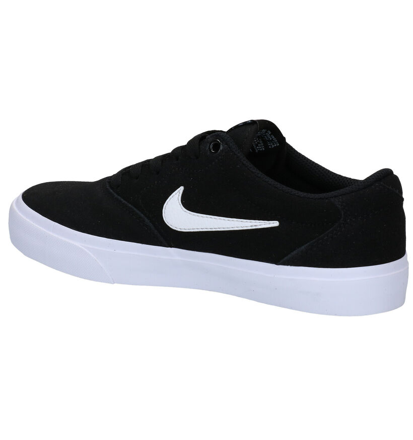 Nike SB Charge Suede Zwarte Sneakers in nubuck (277470)