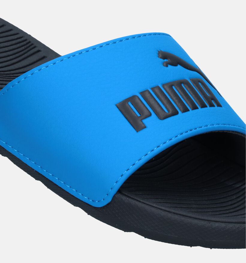 Puma Cool Cat 2.0 Claquettes de picine en Bleu pour filles, garçons (350401)
