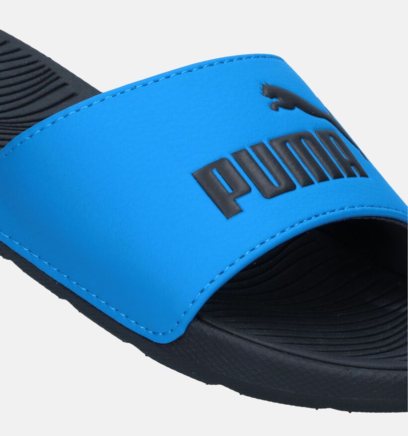 Puma Cool Cat 2.0 Blauwe Badslippers voor jongens, meisjes (334541)