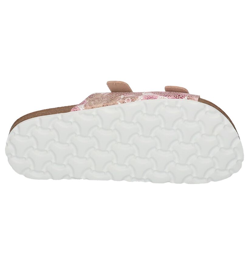 Hampton Bays Nu-pieds plates en Rose en cuir (209309)