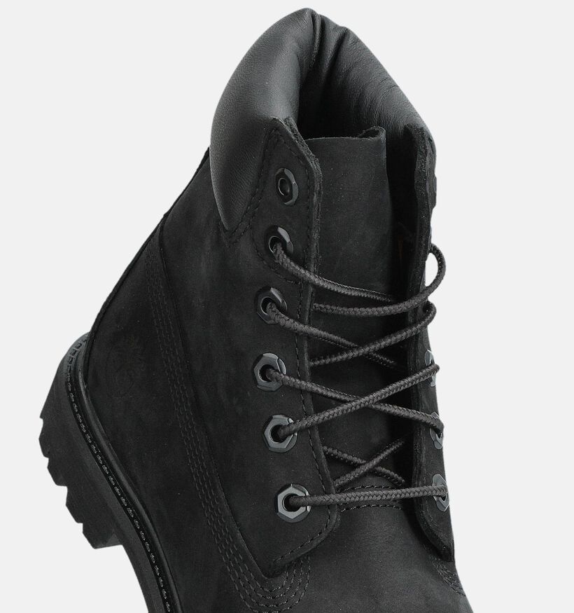 Timberland Premium 6 Inch Boots à lacets en Noir pour femmes (360174) - pour semelles orthopédiques