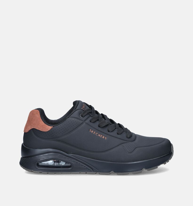 Skechers Uno Suited On Air Zwarte Sneakers voor heren (350322)
