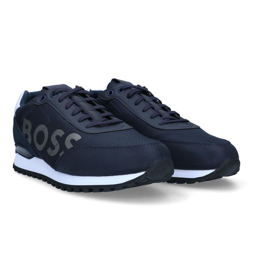 Boss Parkour Runn Baskets en Bleu pour hommes (320724) - pour semelles orthopédiques