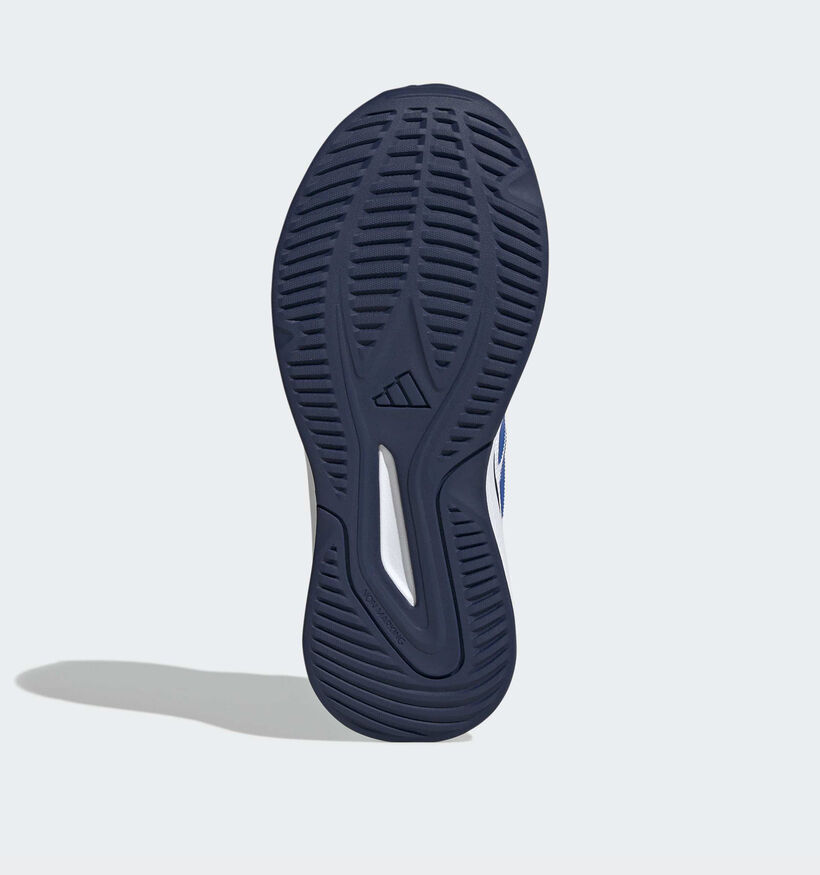 adidas Fortarun 4.0 Baskets en Blanc/Bleu pour gar&ccedil;ons (372683) - pour semelles orthop&eacute;diques