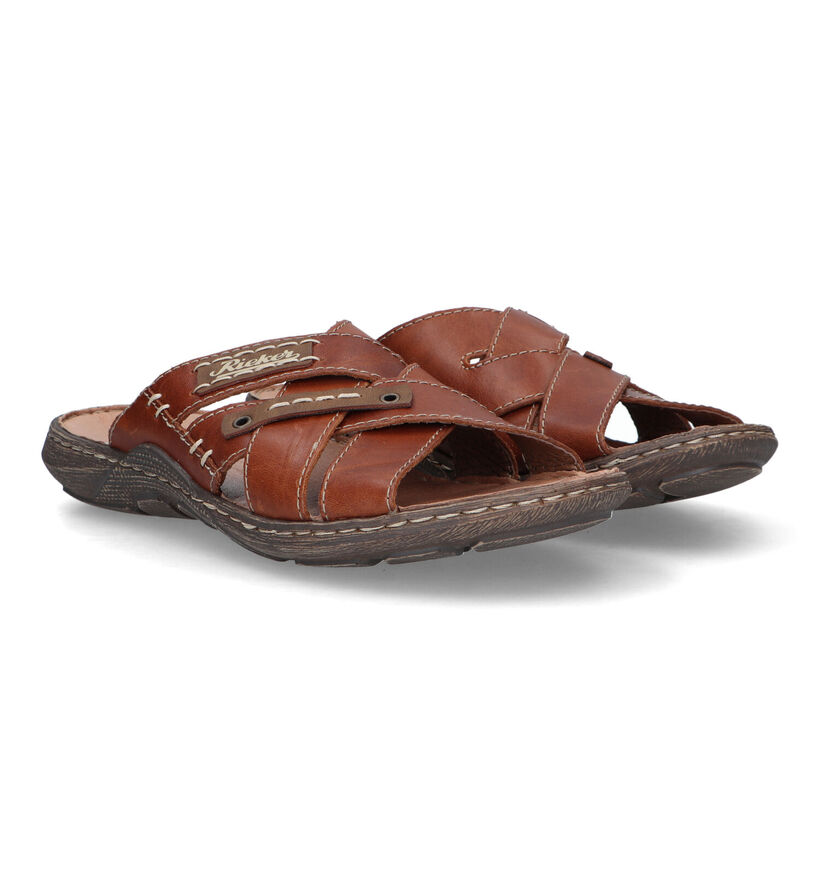 Rieker Cognac Slippers voor heren (339173)