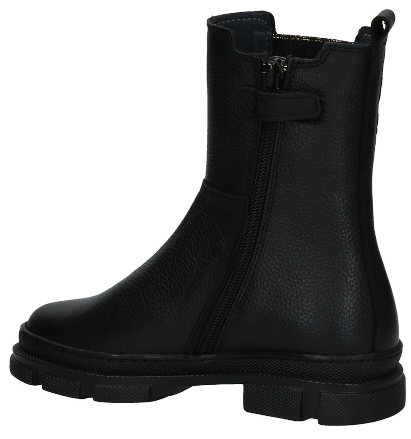 Little David Jantine Zwarte Chelsea Boots voor meisjes (298575) - geschikt voor steunzolen