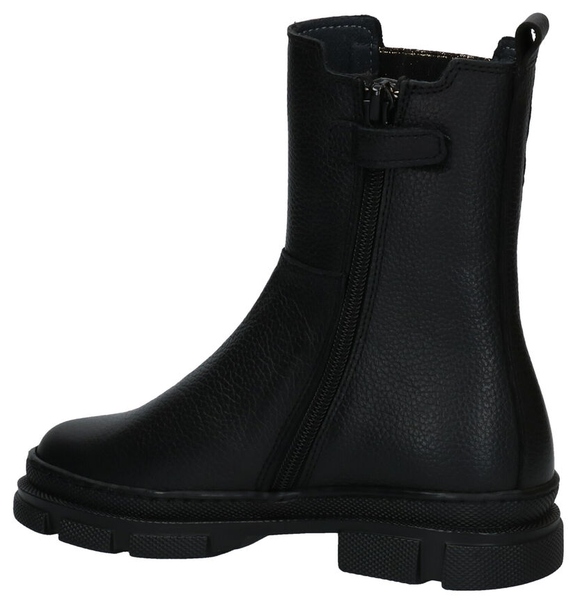 Little David Jantine Bottines Chelsea en Noir pour filles (298575) - pour semelles orthopédiques