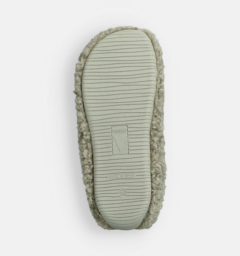 Verbenas York Curly Pantoufles en Vert pour femmes (376169)