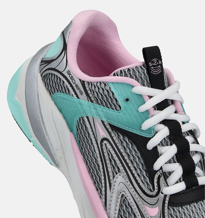 Skechers S2K Baskets en Argent pour filles (366288) - pour semelles orthopédiques