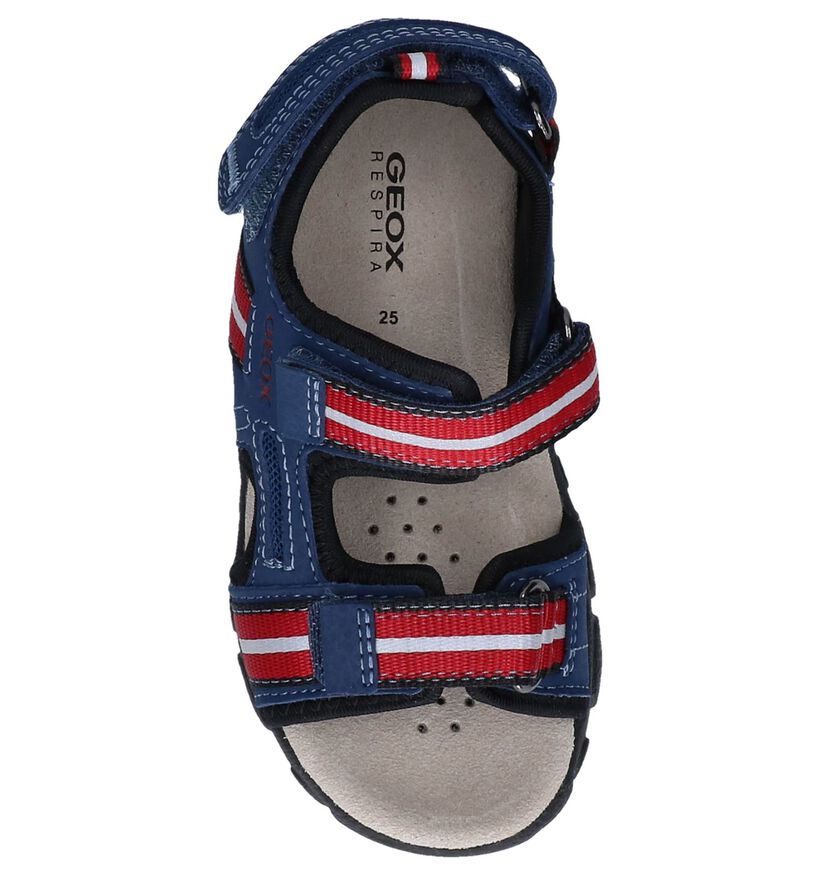 Geox Sandales en Bleu foncé en simili cuir (244983)