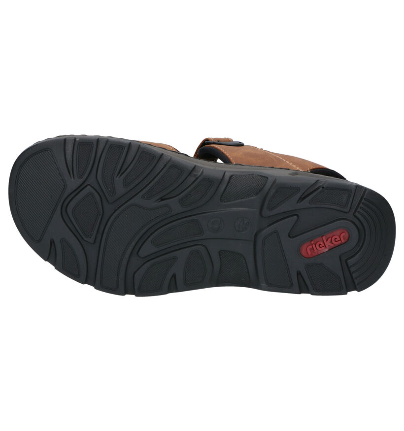 Rieker Sandales en Noir en simili cuir (308621)