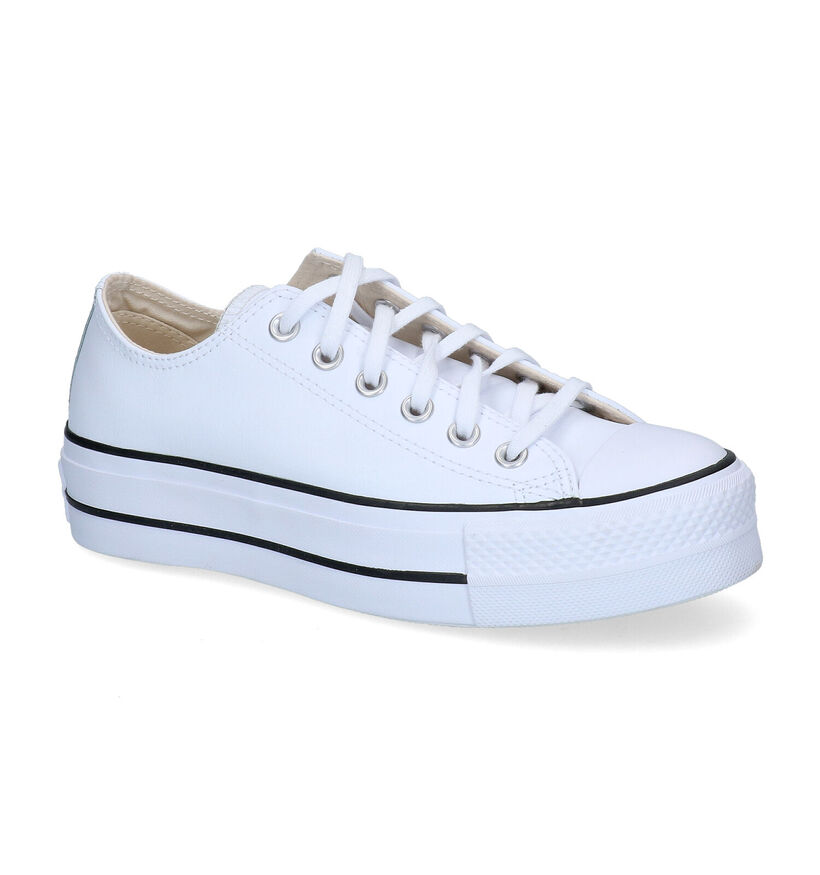 Converse CT All Star Lift Witte Sneakers in leer (293703)