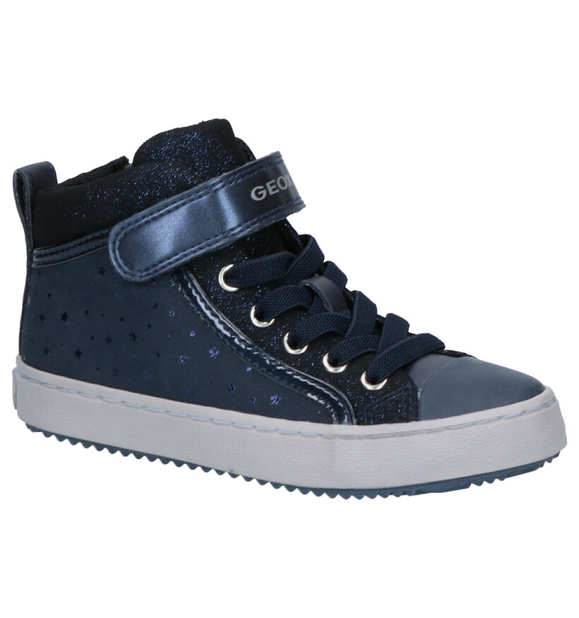 Geox Chaussures hautes en Bleu foncé en simili cuir (278291)