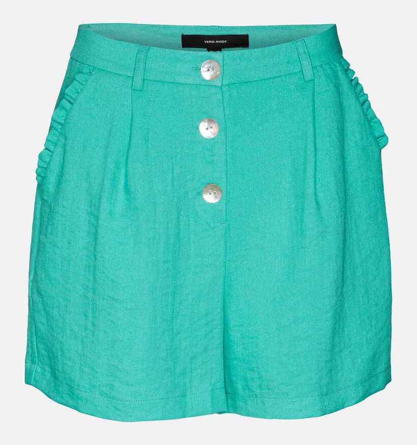 Vero Moda Simana Short en Turquoise pour femmes (327014)