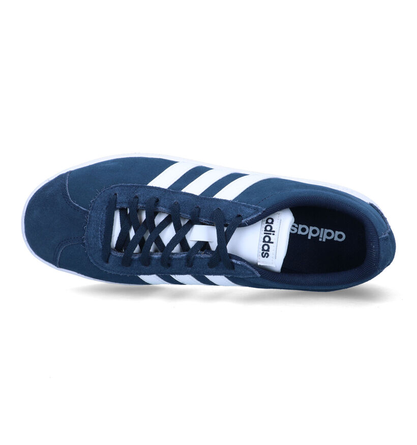 adidas VL Court 2.0 Baskets en Bordeaux pour hommes (326305) - pour semelles orthopédiques