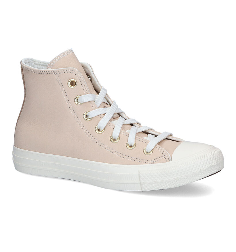 Converse CT All Star Beige Hoge Sneakers in stof (312275)