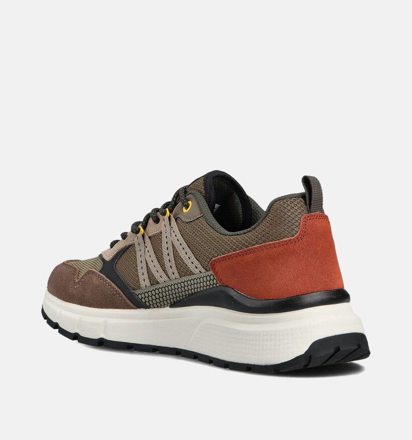 Lyle & Scott Lennox Starflex Kaki Veterschoenen voor heren (362617) - geschikt voor steunzolen