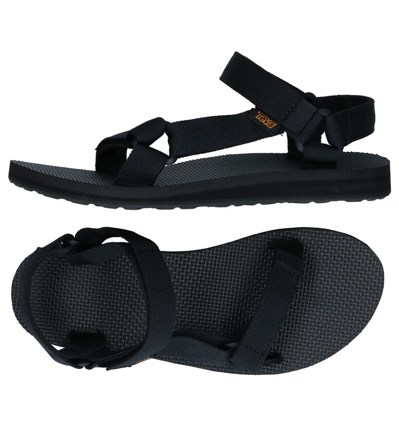 Teva K Original Universal Zwarte Sandalen in stof (286798)