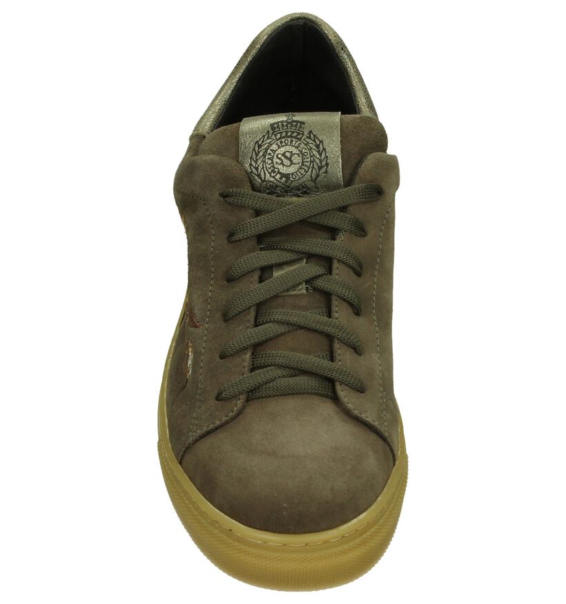 Scapa Sneaker Taupe in daim (204191)