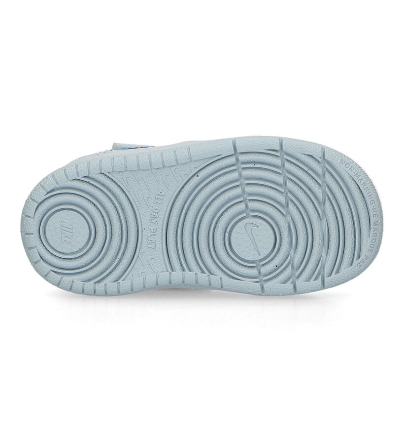 Nike Court Borough Baskets en Blanc pour garçons, filles (340221)