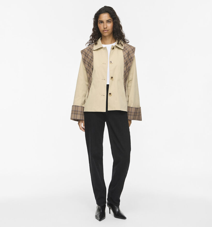 Vila Avara Manteaux court en Marron pour femmes (379752)
